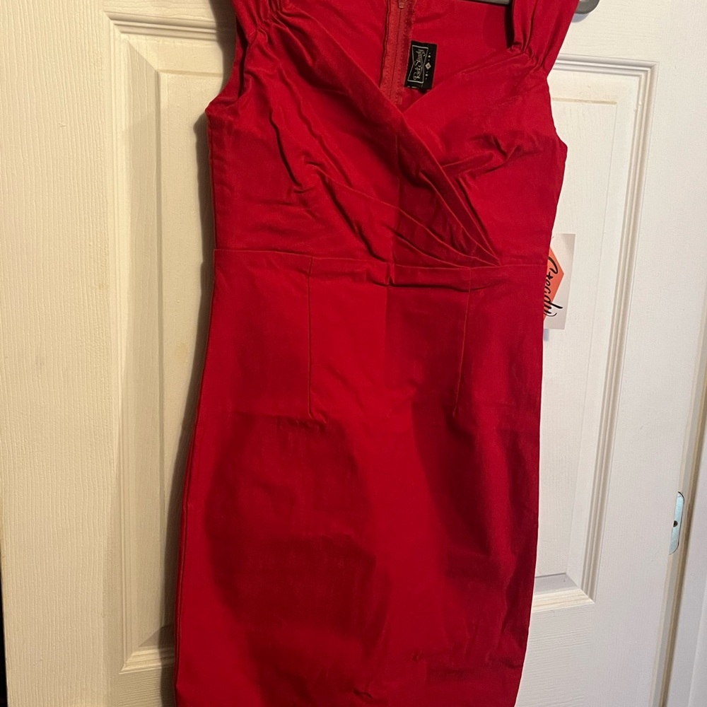 Rock Steady Red Pinup Dress